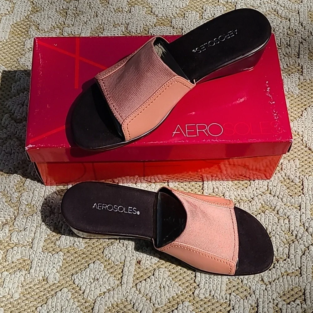 Aerosoles massive‎ pink stretch 7.5 new in box